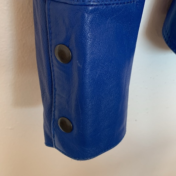 Michael Hoban for North Beach Leather Moto Jacket - size 3/4 - Picture 6 of 10